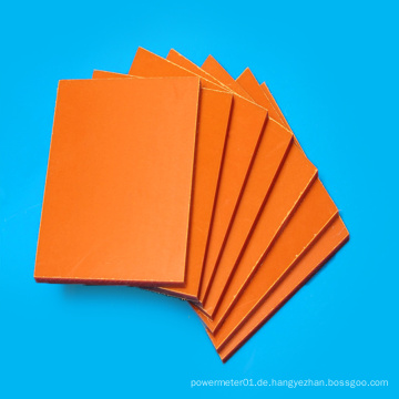 Orange Isolierpapier laminierte Phenolplatte